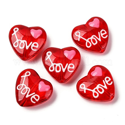 Стеклянные эмалевые бусины GLAA-Q125-01A-02-1