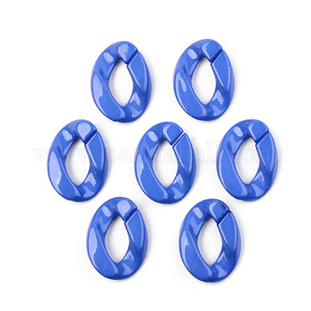 Opake Acryl Verknüpfung Ringe OACR-T024-01-G03-1