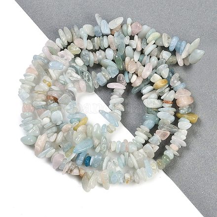 Природные морганит нитей бисера G-F716-03-A-1