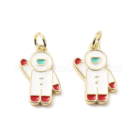 Латунь эмаль подвески KK-L237-024G-02-1