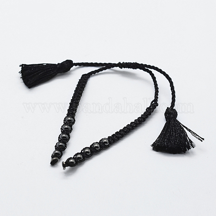 Плетеные шнур нейлона для поделок браслет материалы MAK-K013-F03-1