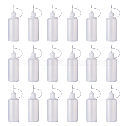Benecreat 18 confezione da 2 once (60 ml) set di flaconi per applicatori di punta di precisione fai-da-te multiuso - quilling fai da te DIY-BC0009-18-1