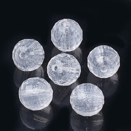 Perles en acrylique transparente TACR-Q264-01-1