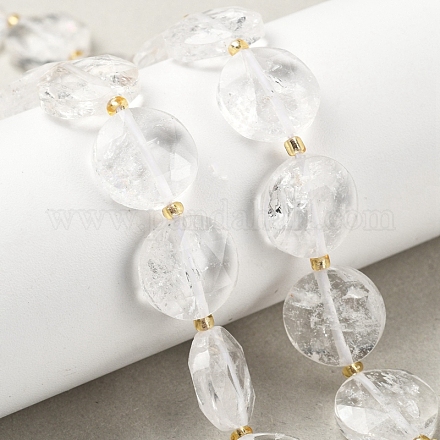 Природных кристаллов кварца бисер нитей G-C116-A161-03-1