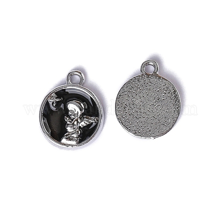 Подвески из эмали и сплава ENAM-WH0068-07H-P-1