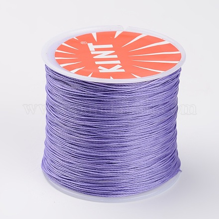 Round Waxed Polyester Cords YC-K002-0.6mm-12-1