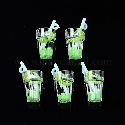 Подвески из смолы с имитацией фруктового чая CRES-S359-31D-1