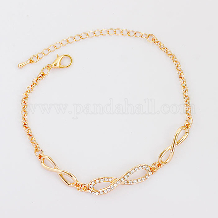 Alloy Link Bracelets BJEW-N0001-205G-1