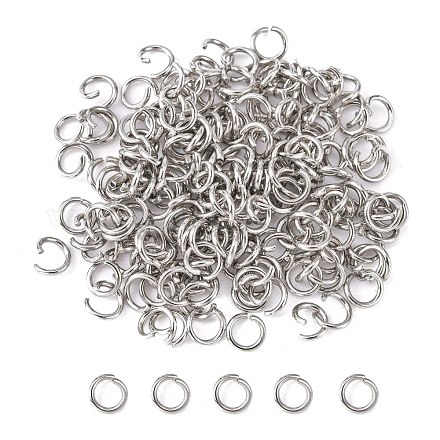 304 anelli di salto in acciaio inox STAS-R049-5x0.8mm-1