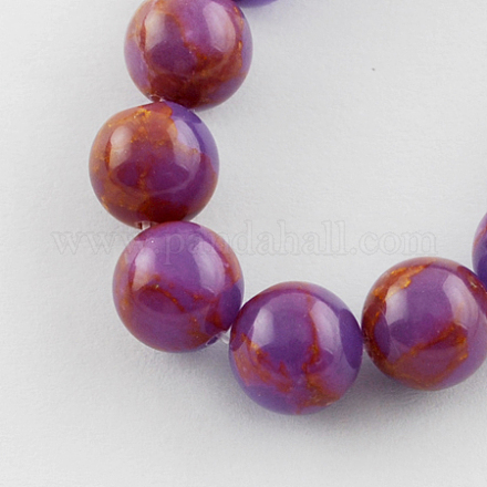 Perles en pierres gemme TURQ-R015-6mm-01-1