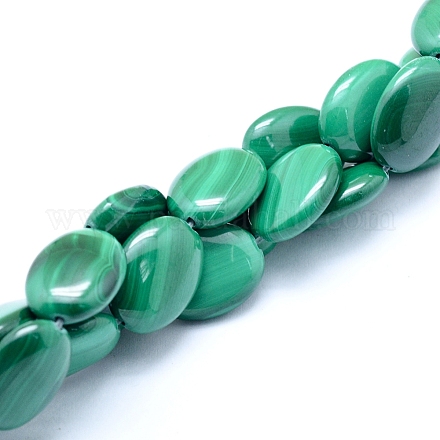 Chapelets de perles en malachite naturelle G-D0011-11E-1