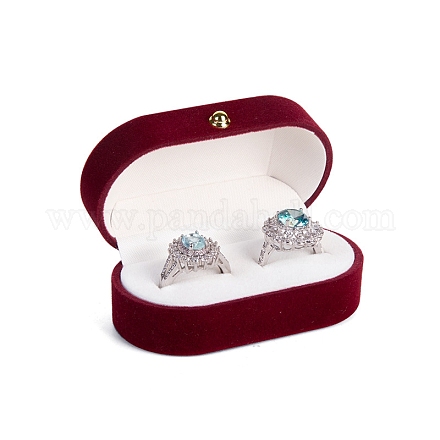 Velvet Couple Ring Jewelry Boxes PW-WG84862-02-1