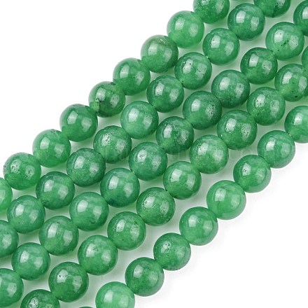 Chapelets de perles de jade naturel G-R165-8mm-14-1