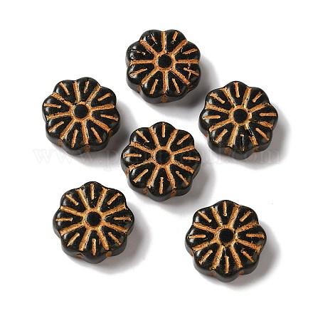 Непрозрачные бусины лэмпворк LAMP-P065-03B-06-1