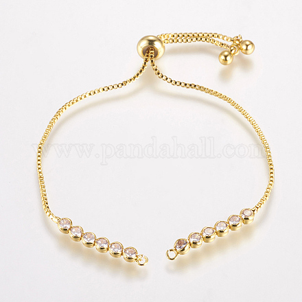 Brass Chain Bracelet Making X-MAK-P007-03-03G-1