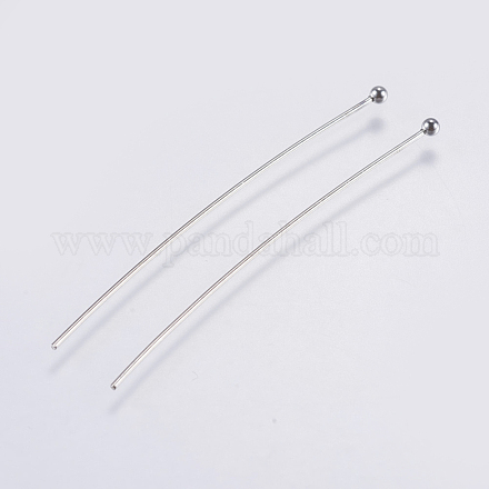 304 Stainless Steel Ball Head Pins X-STAS-F146-02P-50mm-1