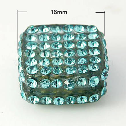 Resin Rhinestone Beads RESI-D011-2E-1
