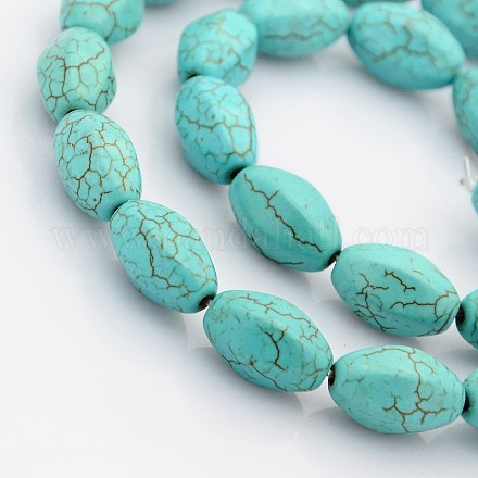 Synthetic Turquoise Beads Strands G-J185-16A-1