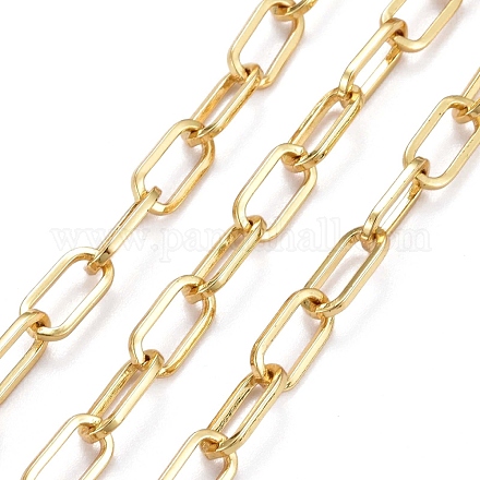 Brass Paperclip Chains CHC-H102-19G-1