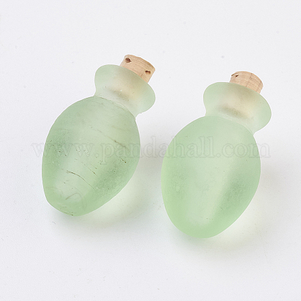 Colgantes de botella de perfume hechos a mano de lampwork LAMP-P044-M07-1