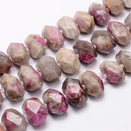 Natural Pink Tourmaline Beads Strands G-H038-25-1