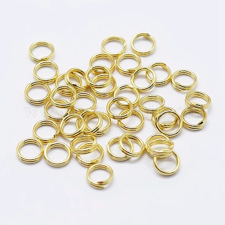 925 серебряное разделенное кольцо для прыжков STER-F036-01G-1x6mm-1