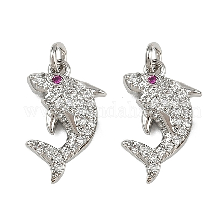 Латунные микро проложить кубического циркония подвески KK-L241-13P-1