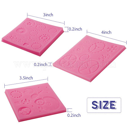 Silicone Mold Square Polymer, Polymer Clay Molds Candy