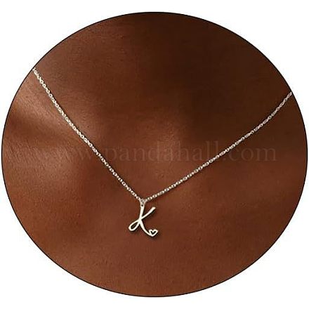 Модные латунные ожерелья с подвеской в виде сердца для женщин FS-WGD0E1D-37-1