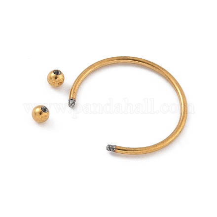 Кольца-манжеты из нержавеющей стали 304 RJEW-C137-01G-1