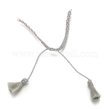 Cuerda de nylon trenzado para la toma de la pulsera DIY MAK-K013-A01-1