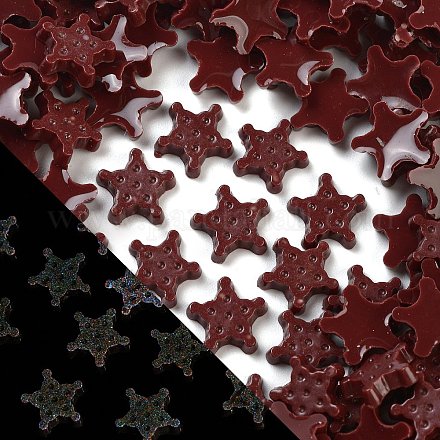 Кабошоны из светящейся смолы RESI-K036-28C-02-1