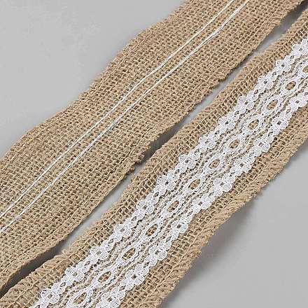 Лента из мешковины&nbsp;OCOR-WH20009-16-1