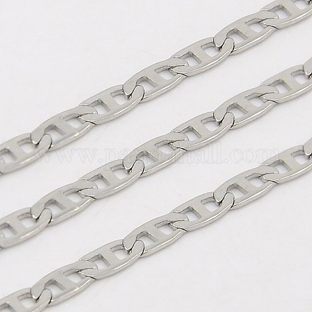 304 Stainless Steel Mariner Link Chains CHS-K002-18-1