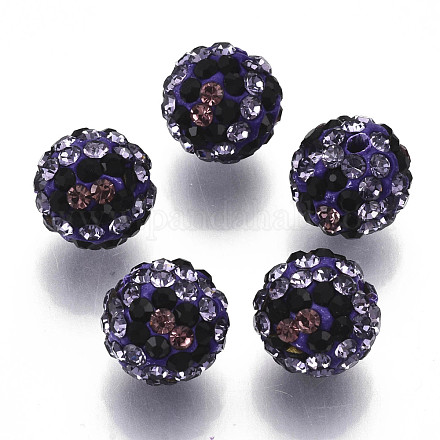 Abalorios de Diamante de imitación de arcilla polímero RB-N051-012N-1