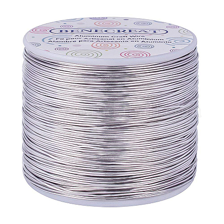 BENECREAT 20 Gauge/0.8mm Tarnish Resistant Jewelry Craft Wire 235m Bendable Aluminum Sculpting Metal Wire for Jewelry Craft Beading Work - Primary Color AW-BC0001-0.8mm-17-1
