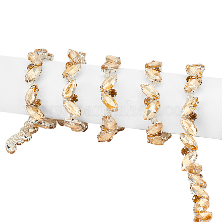 3 ярд стеклянных цепочек со стразами DIY-DR0002-10A-1