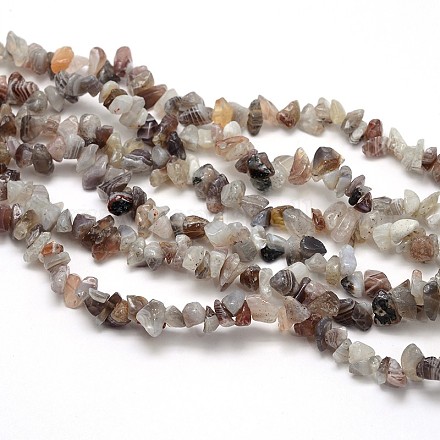 Natural Botswana Agate Beads Strands G-O049-B-28-1