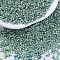 MIYUKI Delica Beads, Cylinder, Japanese Seed Beads, 11/0, Galvanized Dyed, (DB0415) Galvanized Turquoise Green, 1.3x1.6mm, Hole: 0.8mm, about 100000pcs/500g