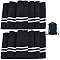 Polyester Elastic Ribbing Fabric for Cuffs, Waistbands Neckline Collar Trim, Black, 950x140x1.5mm