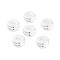 Brass Beads, Cadmium Free & Lead Free, Rondelle, 925 Sterling Silver Plated, 5.5x3mm, Hole: 1.8mm