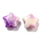 Acrylic Beads, Star, Imitation Gemstone, Purple, 14x15x7mm, Hole: 2mm, 617pc/500g