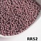 Opaque 8/0 Glass Seed Beads, Round, Rosy Brown, 8/0, 3.5~4x3mm, about 300pcs/10g