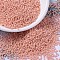 MIYUKI Round Rocailles Beads, Japanese Seed Beads, 11/0, (RR596) Opaque Tea Rose Luster, 2x1.3mm, Hole: 0.8mm, about 50000pcs/pound