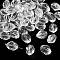 K9 Glass, Imitation Austrian Crystal Beads, Grade AAA, Faceted, Bicone, Clear, 10x13mm, Hole: 0.9~1mm