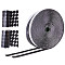 Nylon Magic Tapes, Adhesive Hook and Loop Tapes, Black, 20mm