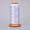 Polyester Threads, for Jewelry Making, White, 0.2mm, about 1093.61 yards(1000m)/roll