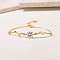 S925 Silver Gold Vine Zircon Bracelet for Women Elegant Minimalist Jewelry Gift