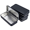 4Pcs Tinplate Storage Boxs, Gift Boxes, Matte Style, Rectangle, Black, 13x6.1x2.1cm