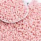 Baking Paint Glass Seed Beads, Round Hole, Peanut, Misty Rose, 3.5x6x3.5mm, Hole: 0.9mm, about 3750pcs/pound